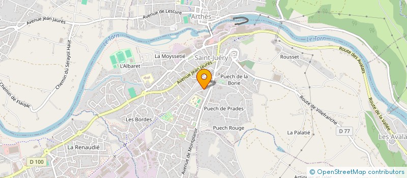 localisation de l'entreprise SCI DOUMAZ  SAINT-JUERY