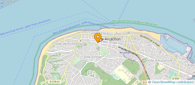 localisation de l'entreprise SCI DOUMINGE  ARCACHON