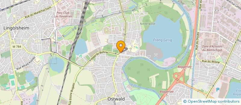 localisation de l'entreprise SCI DOUMPHEJ  STRASBOURG