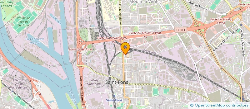 localisation de l'entreprise SCI DOUNIA à SAINT-FONS