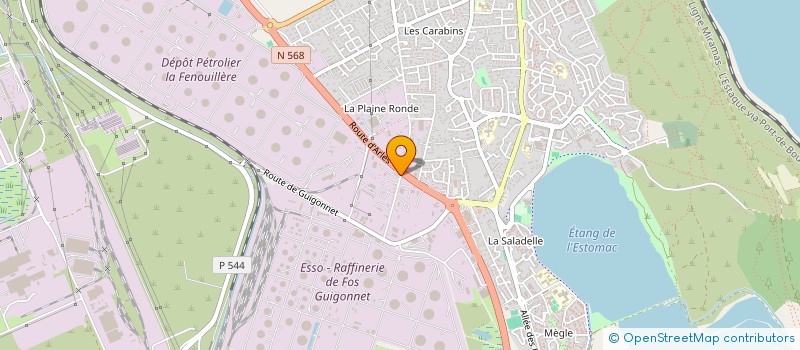 localisation de l'entreprise SCI DOUNIA  FOS-SUR-MER