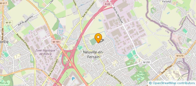 localisation de l'entreprise SCI DOUNS à NEUVILLE-EN-FERRAIN