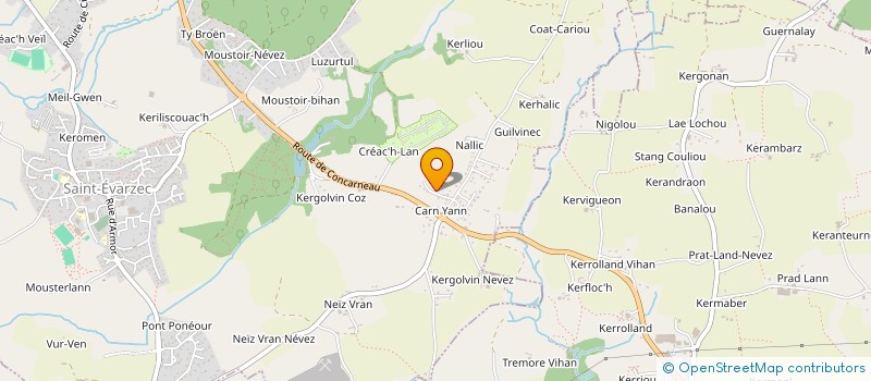 localisation de l'entreprise SCI DOUR GUEN  SAINT-EVARZEC