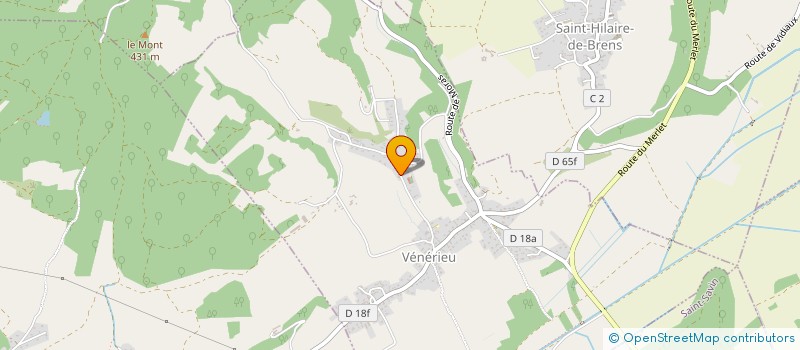 localisation de l'entreprise SCI DOURGA  VENERIEU