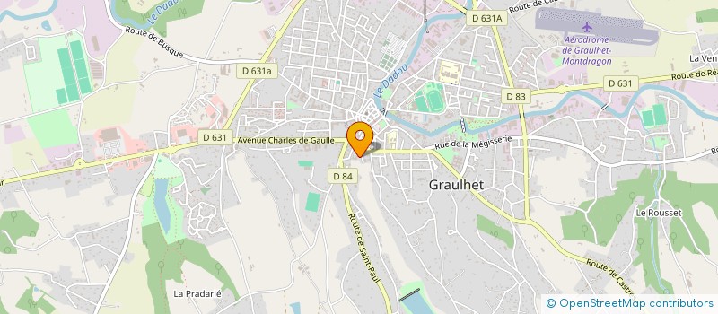 localisation de l'entreprise SCI DOURLIES LAPARADE à GRAULHET