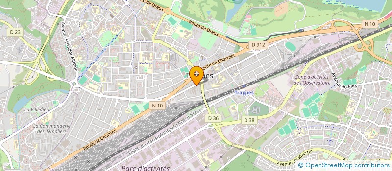 localisation de l'entreprise SCI DOURY  TRAPPES