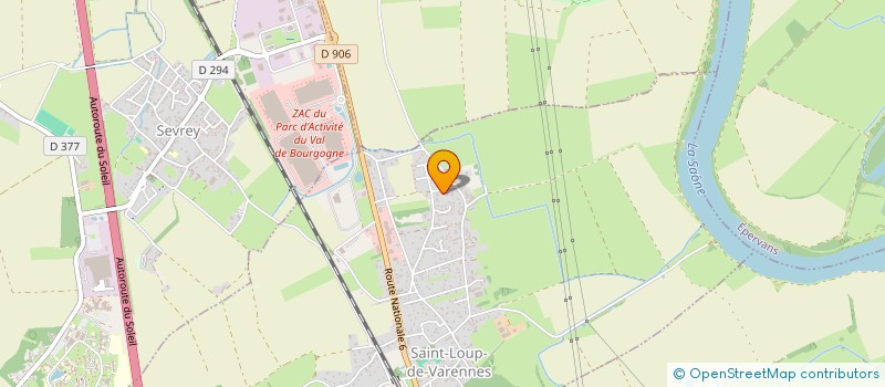 localisation de l'entreprise SCI DOURY  SAINT-LOUP-DE-VARENNES