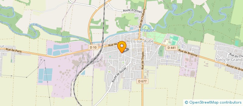 localisation de l'entreprise SCI DOUSSON  ARCIS-SUR-AUBE