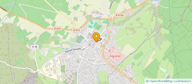 localisation de l'entreprise SCI DOUTRES  THUIR