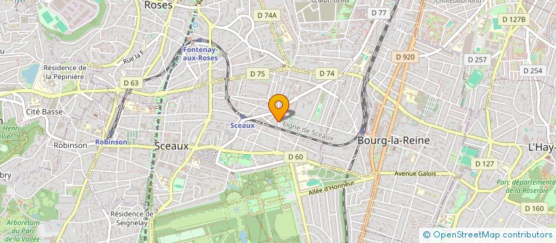 localisation de l'entreprise SCI DOUXAMI à SCEAUX