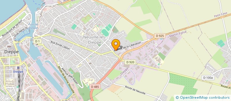 localisation de l'entreprise SCI DOUXMESNIL  DIEPPE