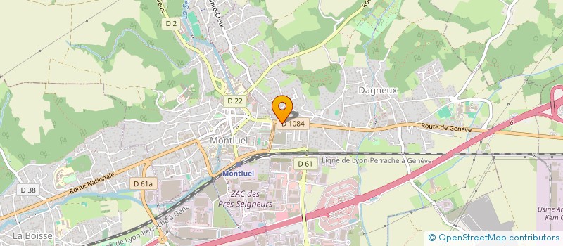 localisation de l'entreprise SCI DOUZE  DAGNEUX