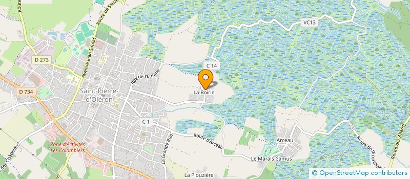 localisation de l'entreprise SCI DOUZE MILLE  SAINT-PIERRE-D'OLERON