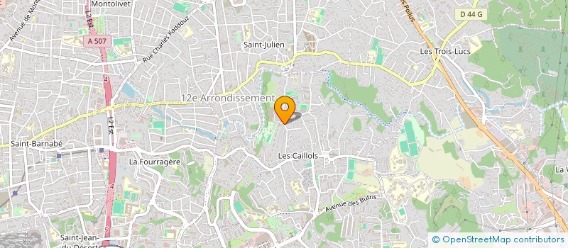 localisation de l'entreprise SCI DOUZE MONTAIGNE à MARSEILLE
