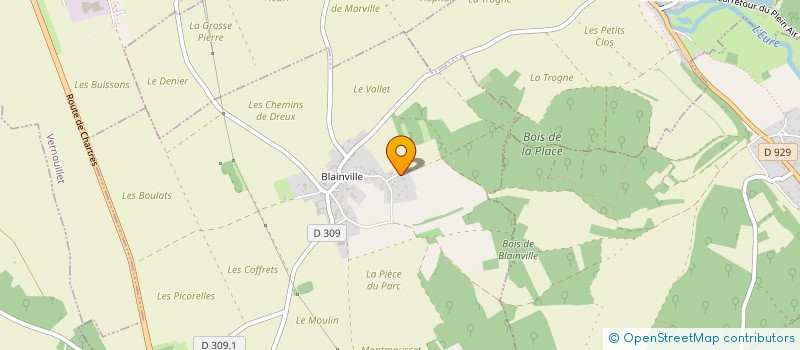 localisation de l'entreprise SCI DOUZE RUE SAINT PIERRE à MARVILLE-MOUTIERS-BRULE