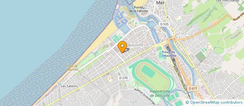 localisation de l'entreprise SCI DOV  DEAUVILLE