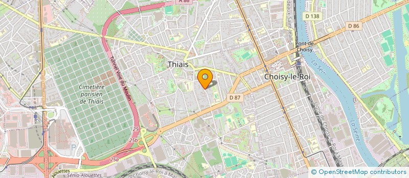 localisation de l'entreprise SCI DOV-YAEL à THIAIS