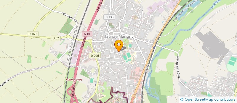 localisation de l'entreprise SCI DOVAL  JAUNAY-MARIGNY