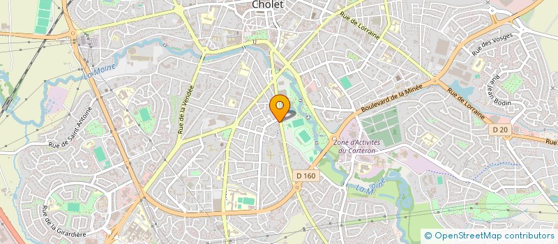 localisation de l'entreprise SCI DOVAMM à CHOLET