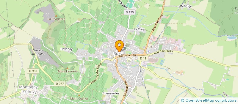 localisation de l'entreprise SCI DOVCO  BUXY