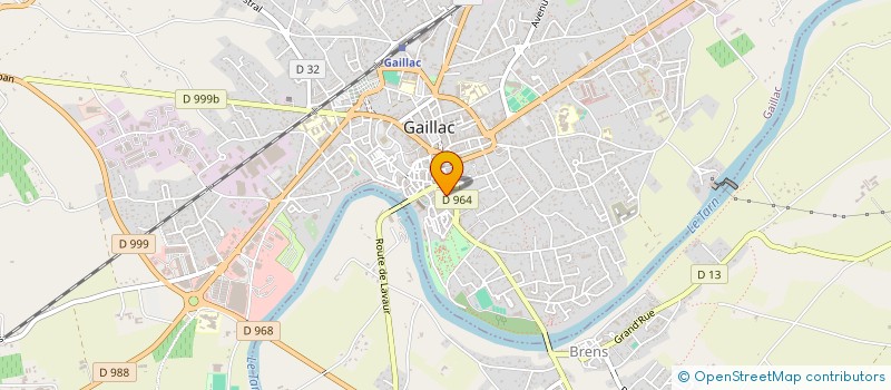 localisation de l'entreprise SCI DOVER à GAILLAC