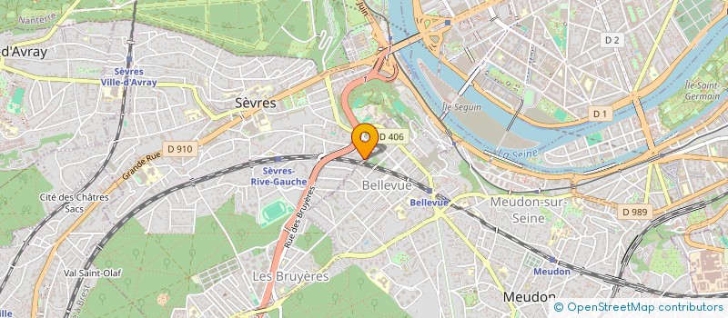 localisation de l'entreprise SCI DOVI à SEVRES