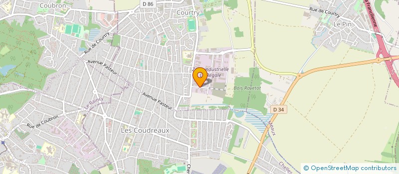 localisation de l'entreprise SCI DOVILA  COURTRY