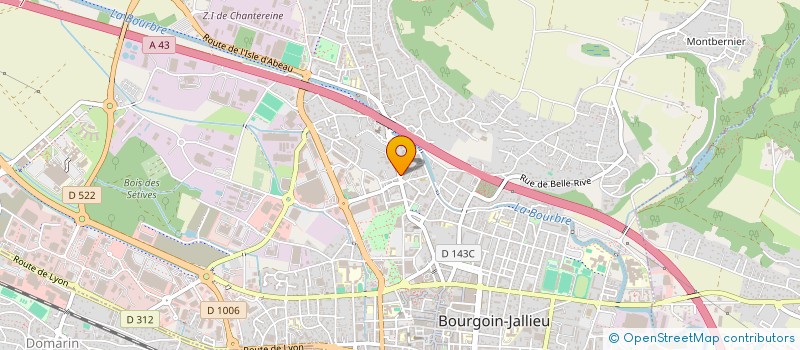 localisation de l'entreprise SCI DOVILLEZ  BOURGOIN-JALLIEU