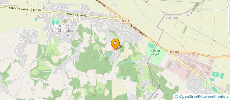 localisation de l'entreprise SCI DOVITO  SAINT-PIERRE-DE-CHANDIEU