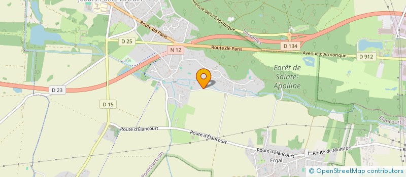 localisation de l'entreprise SCI DOYERE CLAUDEL  JOUARS-PONTCHARTRAIN