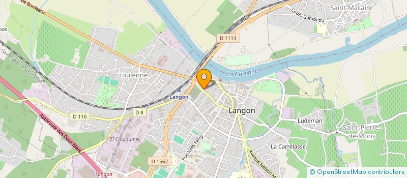 localisation de l'entreprise SCI DOZAC à LANGON