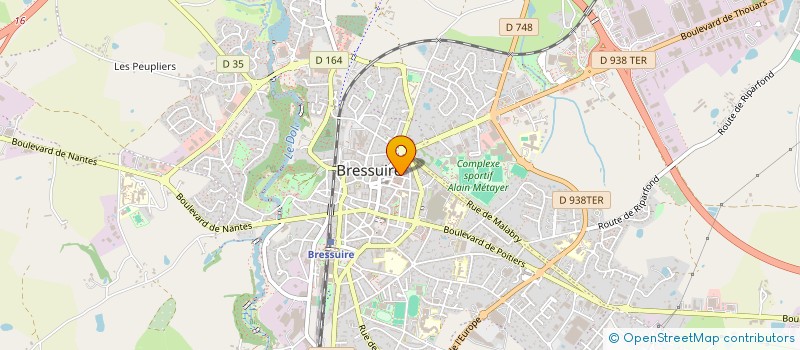 localisation de l'entreprise SCI DOZO  BRESSUIRE