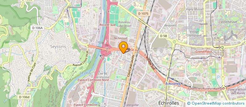 localisation de l'entreprise SCI DP ECHIROLLES à ECHIROLLES