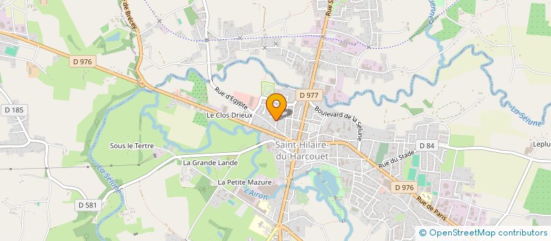 localisation de l'entreprise SCI DP IMMO  SAINT-HILAIRE-DU-HARCOUET