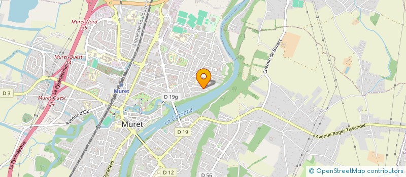 localisation de l'entreprise SCI DP IMMOBILIER  MURET