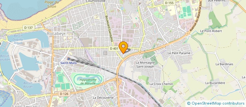 localisation de l'entreprise SCI DP STERNES  SAINT-MALO
