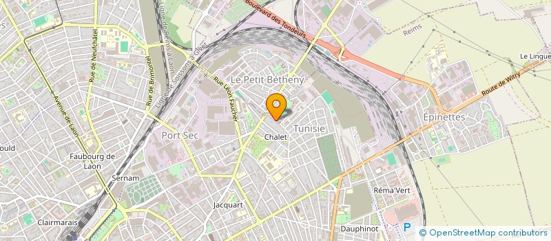 localisation de l'entreprise SCI DP2P  REIMS