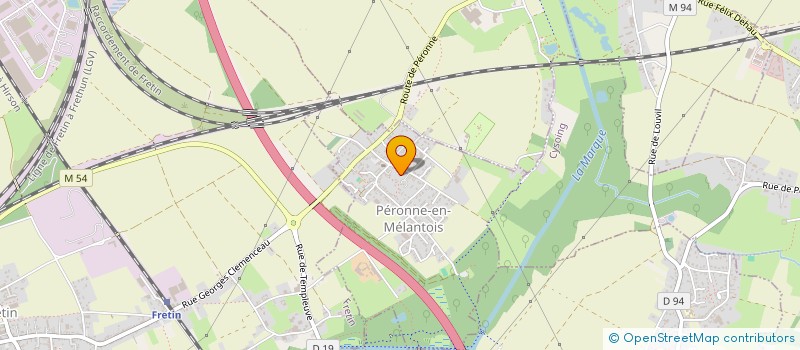localisation de l'entreprise SCI DP62 à PERONNE-EN-MELANTOIS
