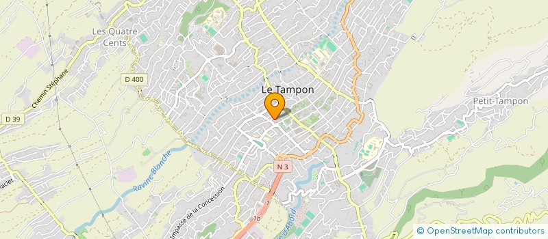 localisation de l'entreprise SCI DPAO  LE TAMPON