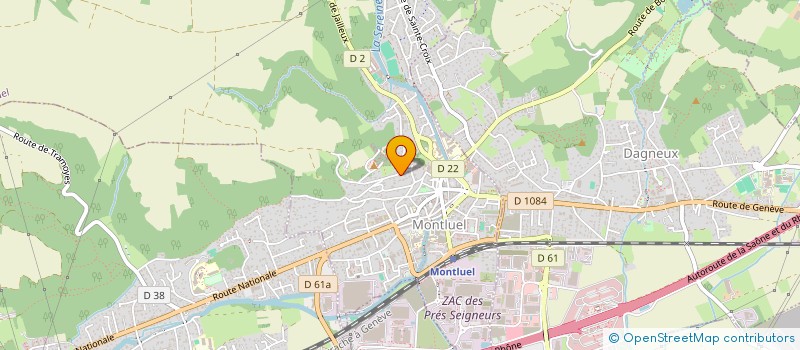 localisation de l'entreprise SCI DPAP 71000  MONTLUEL