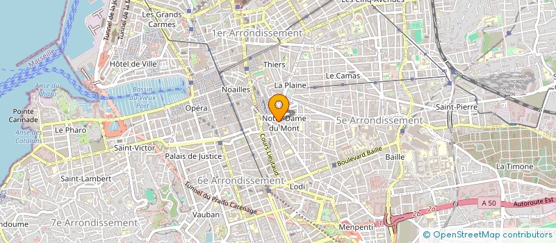 localisation de l'entreprise SCI DPB IMMO à MARSEILLE