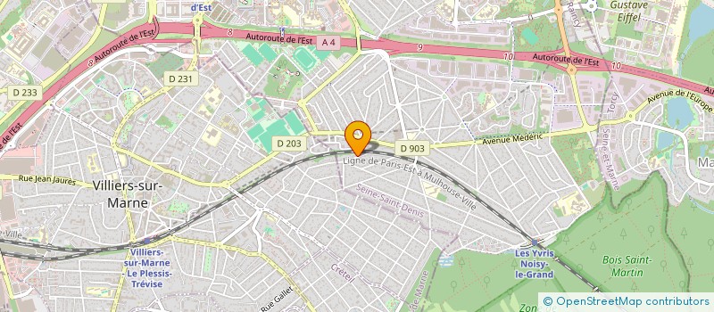 localisation de l'entreprise SCI DPDC  NOISY-LE-GRAND