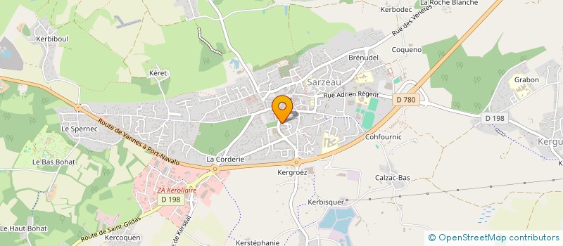 localisation de l'entreprise SCI DPI  SARZEAU