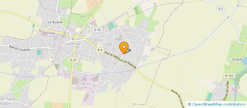 localisation de l'entreprise SCI DPL  LUNERAY