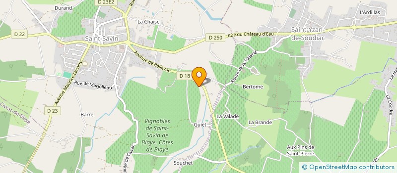 localisation de l'entreprise SCI DPL à SAINT-SAVIN