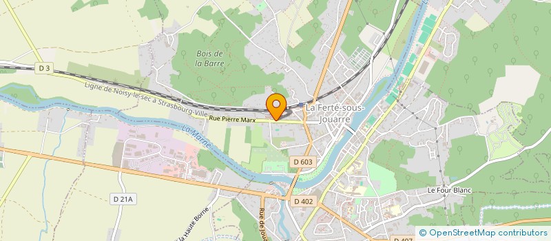 localisation de l'entreprise SCI DPLC à LA FERTE-SOUS-JOUARRE