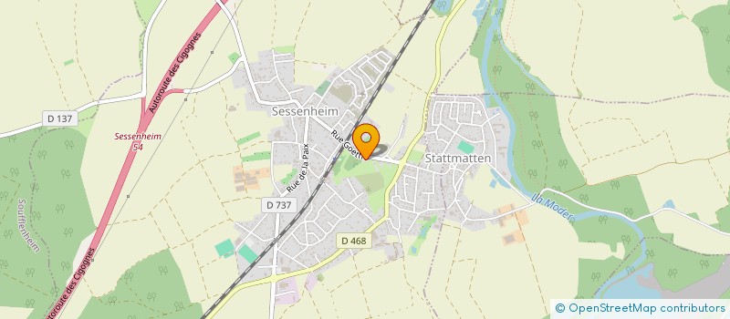 localisation de l'entreprise SCI DPLN  SESSENHEIM