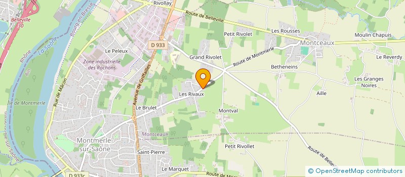 localisation de l'entreprise SCI DPM  FRANCHELEINS