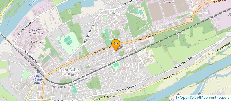 localisation de l'entreprise SCI DPO  SAINT-ETIENNE-DU-ROUVRAY