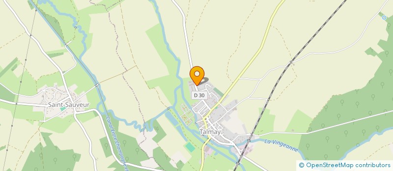 localisation de l'entreprise SCI DPPLR  TALMAY